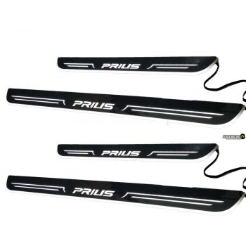 Toyota Prius Sill Plates Cold White - Model 2017-2018